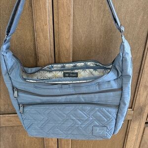 Lug Trooper 2 Crossbody Bag in Brushed Blue Moon Brand New